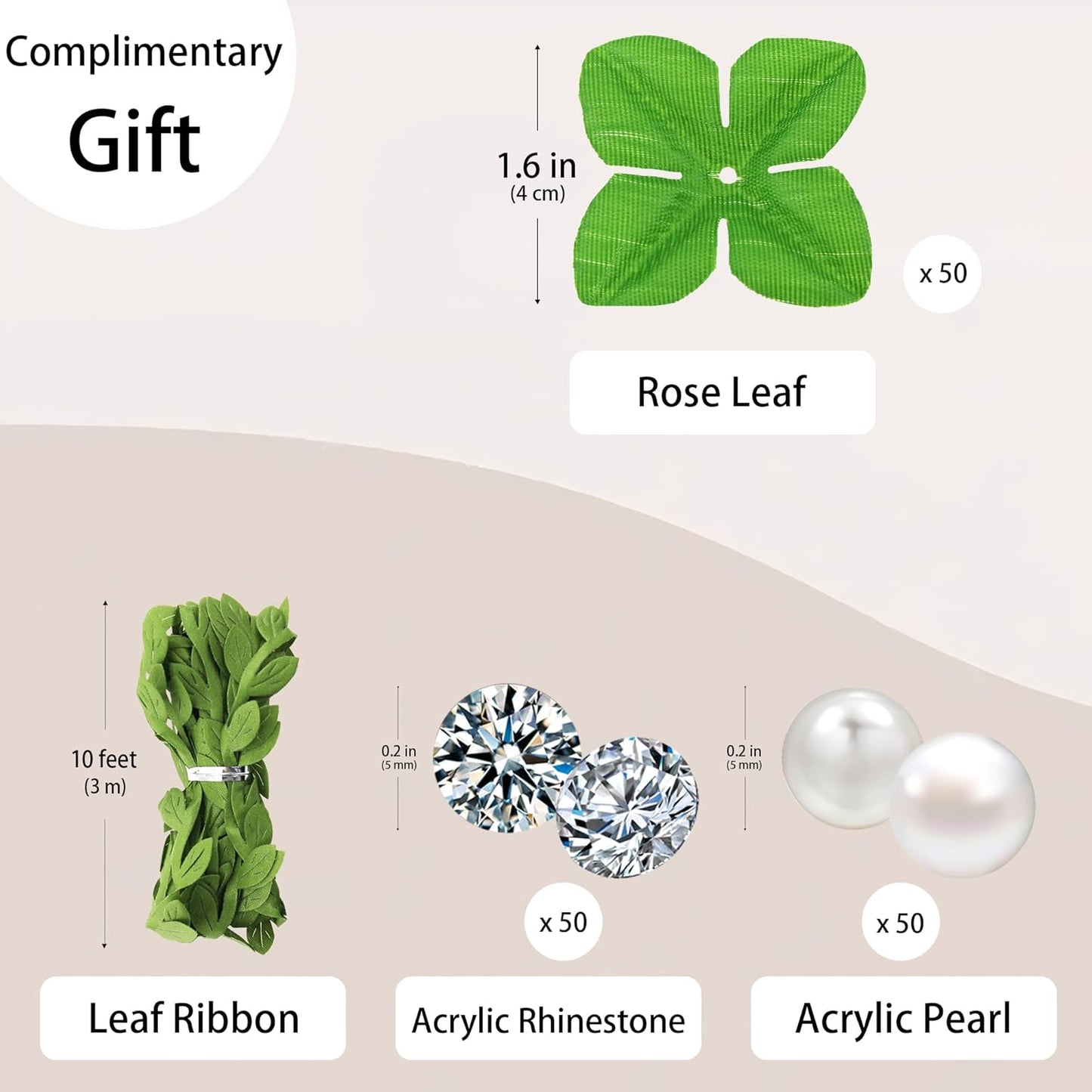 500 Pcs 0.6 Inch Mini Artificial Flowers Head Bulk 5 in 1 Set Faux Foam Fake Small Rose Tiny Baby Flores Bouquet Wreath Gift Hair Clip Home Decoration DIY Craft (Orange)