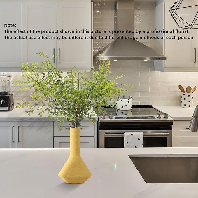 Melorca&Guilla Artificial Plants,2PCS 43.3" Green Nandina Faux Branches for Vase,Artificial Plants for Shop Garden Office Home Décor