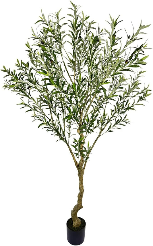 7ft Artificial Olive Tree Fake Tree Interior Decoration Tree Artificial Tree Fauk Tree