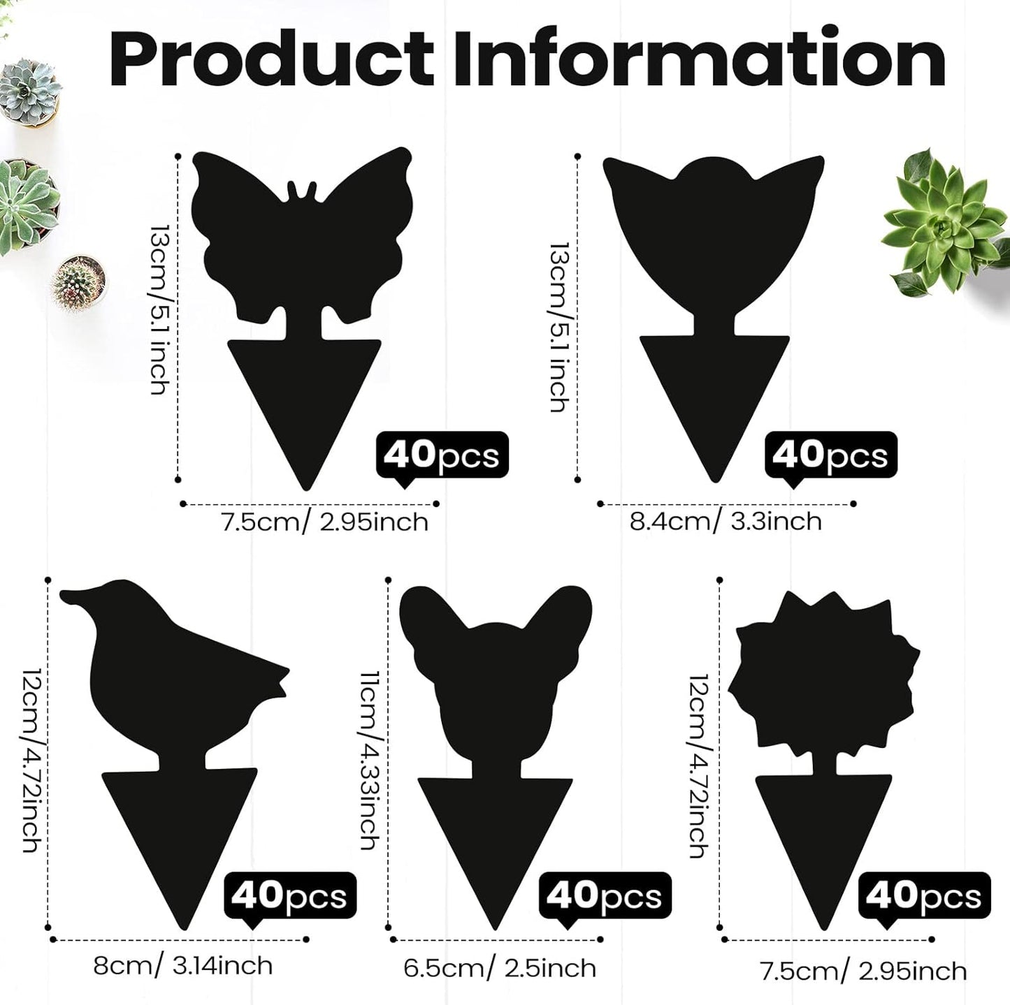 200 Sheets Fruit Fly Sticky Traps for Fruit Fly Gnat Trap for House Indoors Sticky Traps Catcher for Gnats Fungus Gnats Mosquito Catcher for Kitchen Outdoor Plants(Black)