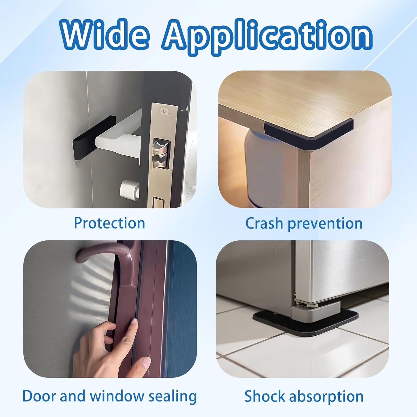 Black Solid Rubber Strip, 1/8 (.125)" Thick X 2" Wide X 10'Long, Solid Flat Rubber Roll for Anti-Slip, Anti-Vibration, DIY Gaskets, Crafts, Sealing, Supports, Protection