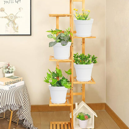 GARDIFE 20 Pack 6 inch Plant pots, planters for Indoor Plants, Flower pots, White