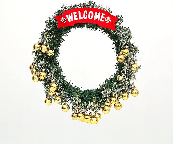 144pcs/1.18-Inch Christmas Ball Ornaments Gold Small Christmas Tree Balls for Xmas Holiday Wedding Party Decoration, Tree Ornaments