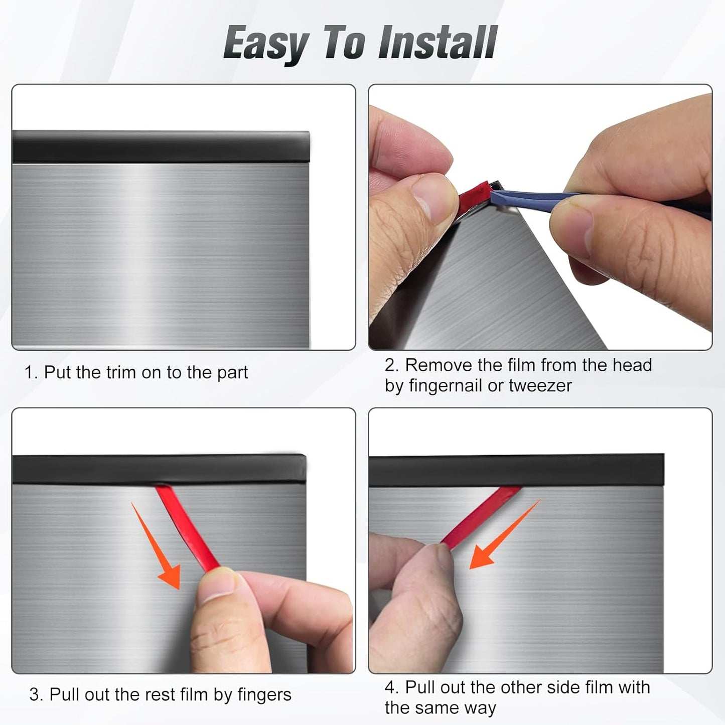 Edge Trim, 1/16" Rubber Edge Trim, Flexible Self Adhesive U Channel Edge Protector for Sharp Edge, Sheet Metal and Car Doors, Peel and Stick Car Door Edge Guard, Black Color, 20Ft