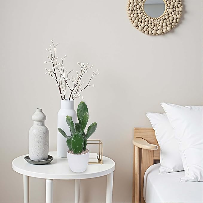 14Inch Artificial Cactus Faux Cacti Fake Cactus Saguaro Potted Plants for Indoor Outdoor Home Offices Store Decoration