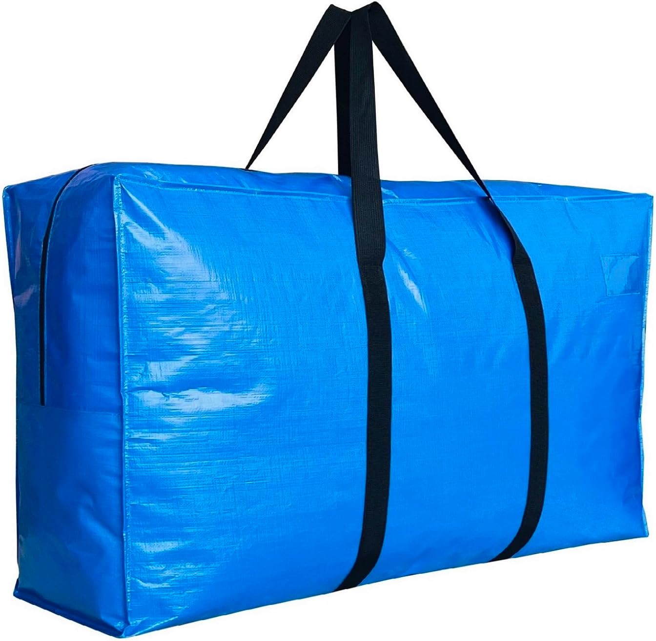 194 Gallon Extra Large Storage Bags, Jumbo Moving Storage Bags, Foldable Big Bue Waterproof Outdoor Patio Cushion Storage Bag, 68x30x22inch - 1PACK