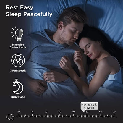 Medify MA-14 Air Purifier with True HEPA H13 Filter | 470 ft² per Hour for Smoke, Odors, Pollen, Pets | Removal to 0.1 Microns | Black, 1-Pack