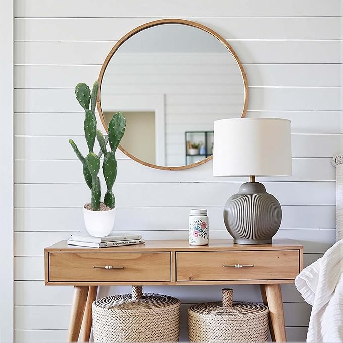 22Inch Artificial Cactus Faux Cacti Fake Cactus Saguaro Potted Plants for Indoor Outdoor Home Offices Store Decoration