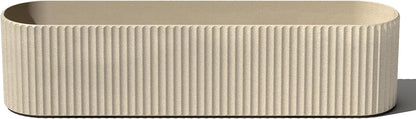 Veradek Demi Series Window Box Planter - Long Planter Box for Windowsill/Balcony | Durable Plastic-Stone Composite Material | Modern Décor for Flowers/Herbs
