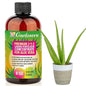 Gardenera Premium Liquid Aloe Vera Fertilizer - 3-1-2 Concentrate for Indoor Plants and Flowers - Organic Plant Food - 8oz