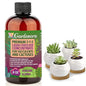 Premium Liquid Succulent Plant Fertilizer - 3-1-2 Concentrate for Indoor Plants and Flowers by Gardenera | Organic Plant Food for Succulents - 8oz