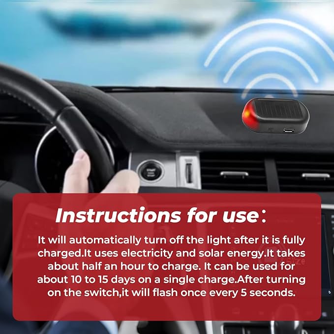 Car Interference Antifreeze Instrument, Universal Solar Car Windshield De-Icer, Reusable Anti-Ice Solution, All-in-One Anti-Frost Tool for All Vehicle Safety and Maintenance (4)