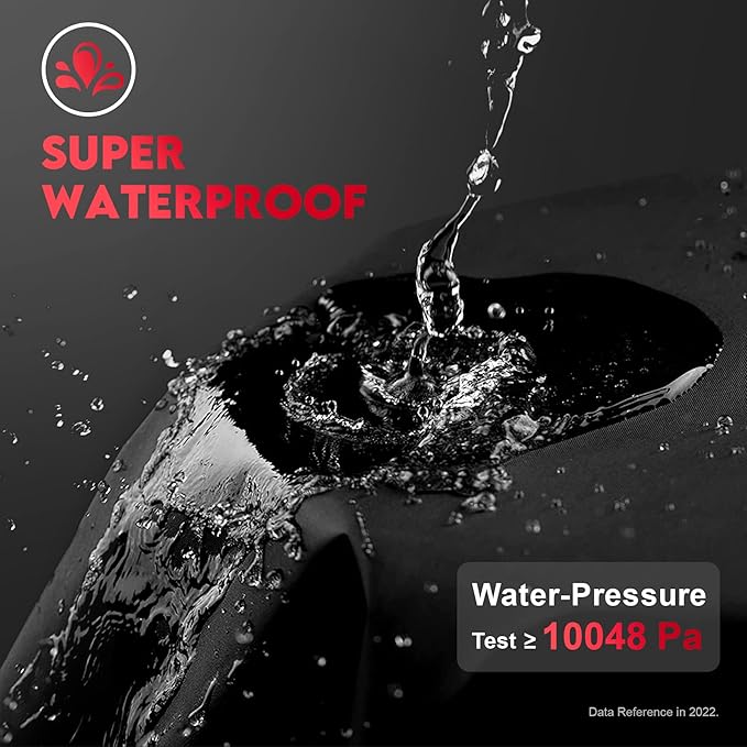 Zettum Patio Sofa Cover 80 Inch - 600D Outdoor Couch Cover Furniture Cover Waterproof & Heavy Duty, Large 3-Seater Bench Cover for Outside Sofa, Loveseat, Couch, Glider and Bench - 80 x 42 x 33 Inch