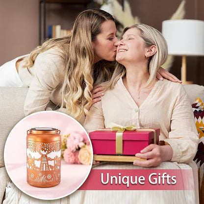 Chicken Solar Lanterns Outdoor Hanging Waterproof Solar Lights Chicken Gifts for Women Men Metal Rooster Decorative LED Lanterns for Outside, Patio, Landscape, Yard Decor, Garden Decorations