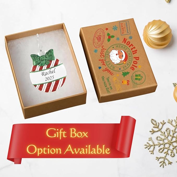 2025 Personalized Ornament Grad Gown Christmas Tree Ornament-Artisanal Customized Decoration-Free Personalization