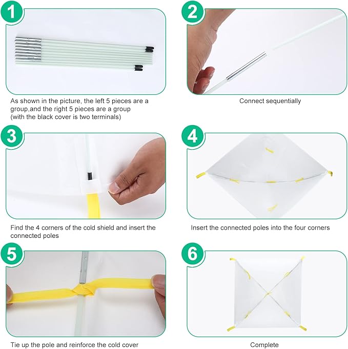 Plant Covers Freeze Protection,Plant Protector and Cover,Plant Protection Tent,Protecting Fruit Tree Potted Plants and Shrub from Freezing Animals Eating.