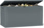125 Gallon Resin Deck Box, Weatherproof Outdoor Storage Box for Patio, Garden, Pool, and Yard, Lockable Waterproof Bin for Tools, Cushions, and Accessories, Grey