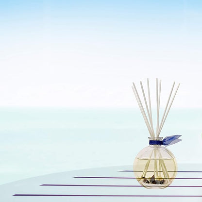 LOVSPA Reed Diffuser Set, Beach House Scented Oil Diffuser with Sticks, Home Fragrance Accessories for Bathroom Shelf Decor, Aroma Diffusers for Home or Office Desk, USA Made