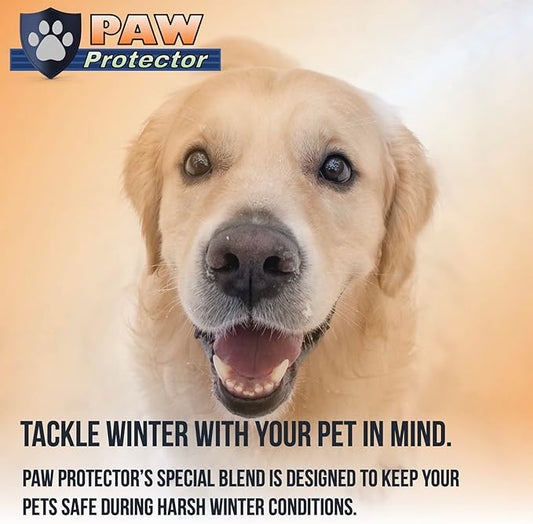 Paw Protector Pet Friendly Ice Melt (Four 20 LB Bags) - Our Driveway and Sidewalk Deicer Will Keep Your Pets and Children Safe in The Harshest of Conditions