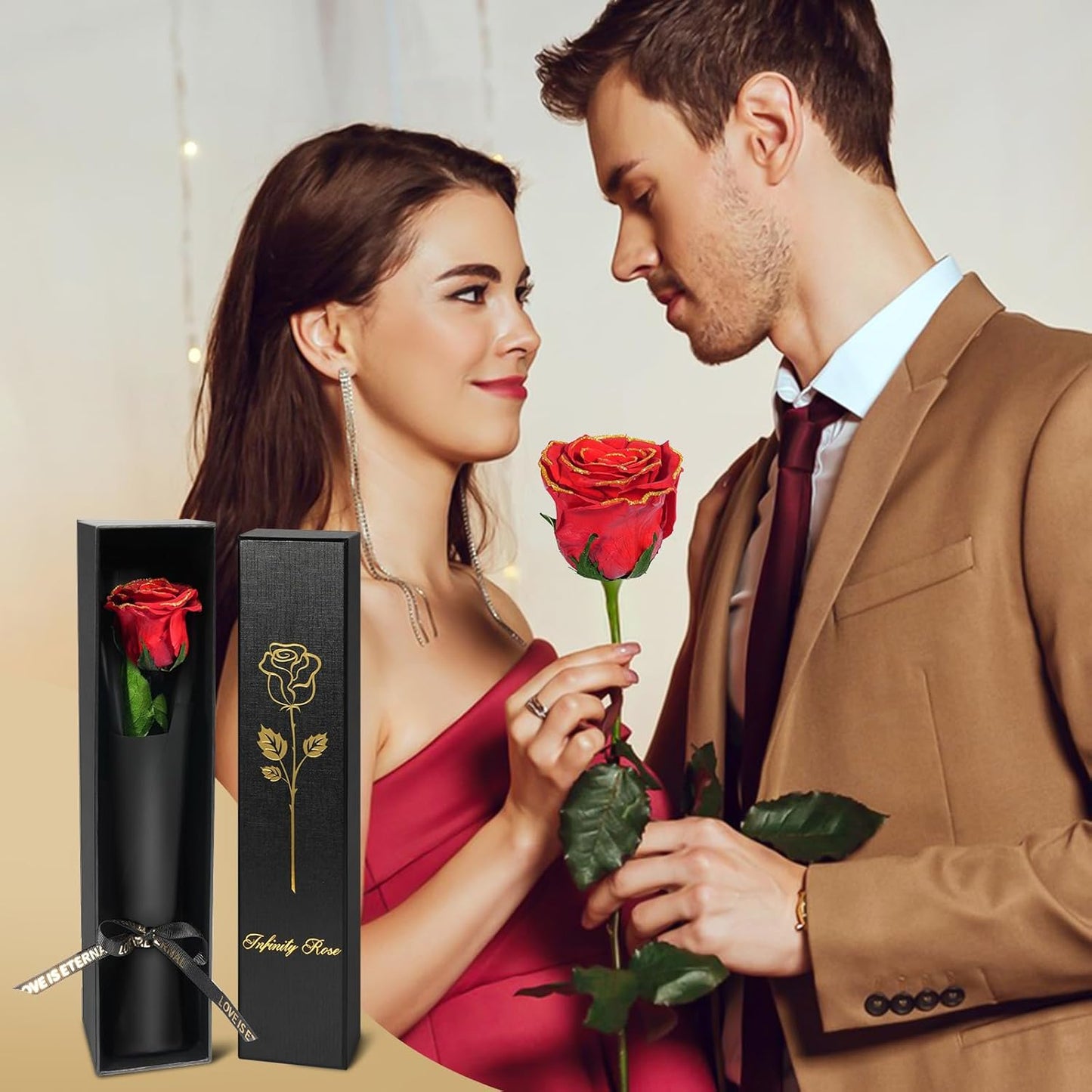 Yamonic Rose Gifts for Women, Mothers Day Rose Flowers Gifts for Mom, Real Flower Birthday Gifts for Women,Grandma,Girlfriend,Christmas,Valentine's Day,Anniversary,Preserved Flowers for Delivery Prime