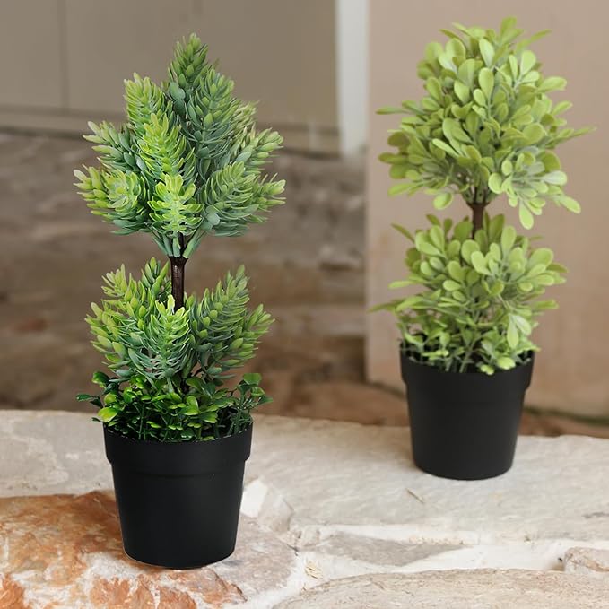 TOTOGA Fake Potted Plants Artificial Plants for Home Offices Decor