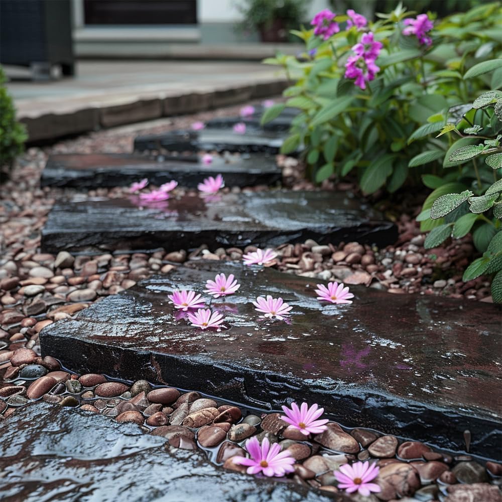 HappyFiller Natural Decorative Red Pebbles Polished Gravel Rocks Stones for Aquarium,Fish Turtle Tank,Outdoor Indoor Plants Top Dressing,Succulents Soil Cover,Garden Landscaping,18 LB