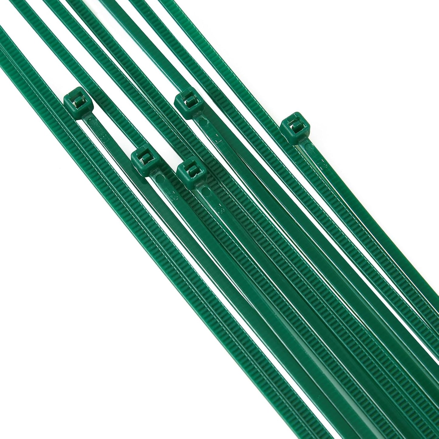 6 inch 3mm Dark Green Nylon Garden Cable Zip Ties Self Locking Cable Ties Twist Ties, Multi-Purpose Cable Tie (200 Pcs) Decoration Tie Wraps for Christmas Tree