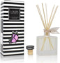 LOVSPA Reed Diffuser Set, Vanilla & Patchouli Scented Oil Diffuser with Sticks, Home Fragrance Accessories for Bathroom Shelf Decor, Aroma Diffusers for Home or Office Fall Decor, USA Made