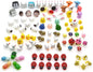100 Pcs Mini Resin Animals Figures, Mixed Tiny Plastic Animals Figurines to Hide Miniature Fairy Garden Accessories