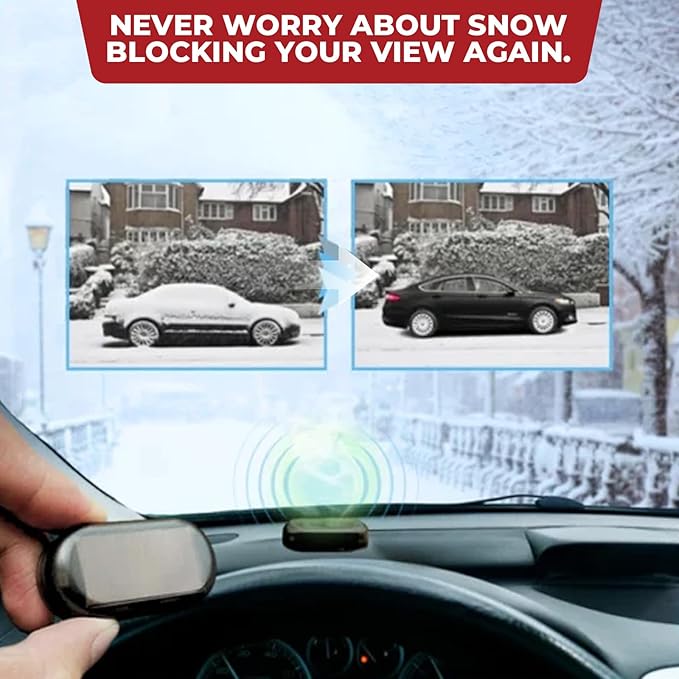 Car Interference Antifreeze Instrument, Universal Solar Car Windshield De-Icer, Reusable Anti-Ice Solution, All-in-One Anti-Frost Tool for All Vehicle Safety and Maintenance (4)