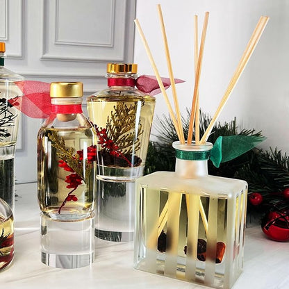 LOVSPA Reed Diffuser Set, Ocean Driftwood Scented Oil Diffuser with Sticks, Home Fragrance Accessories for Bathroom Shelf Decor, Aroma Diffusers for Home or Office Desk, USA Made