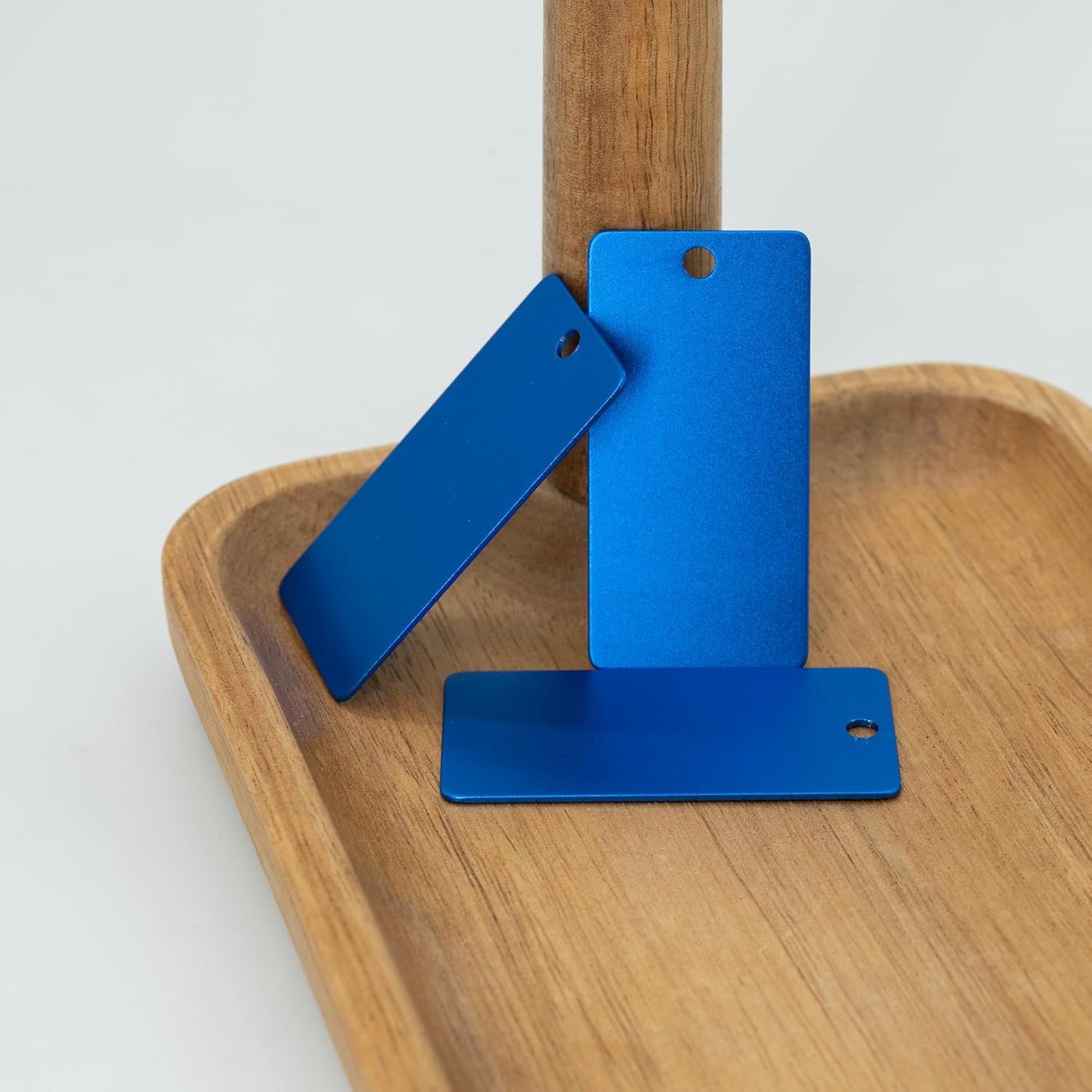 StayMax Anodized Aluminum Engraving Blanks 1x2 Inch 50 Pack (Blue)