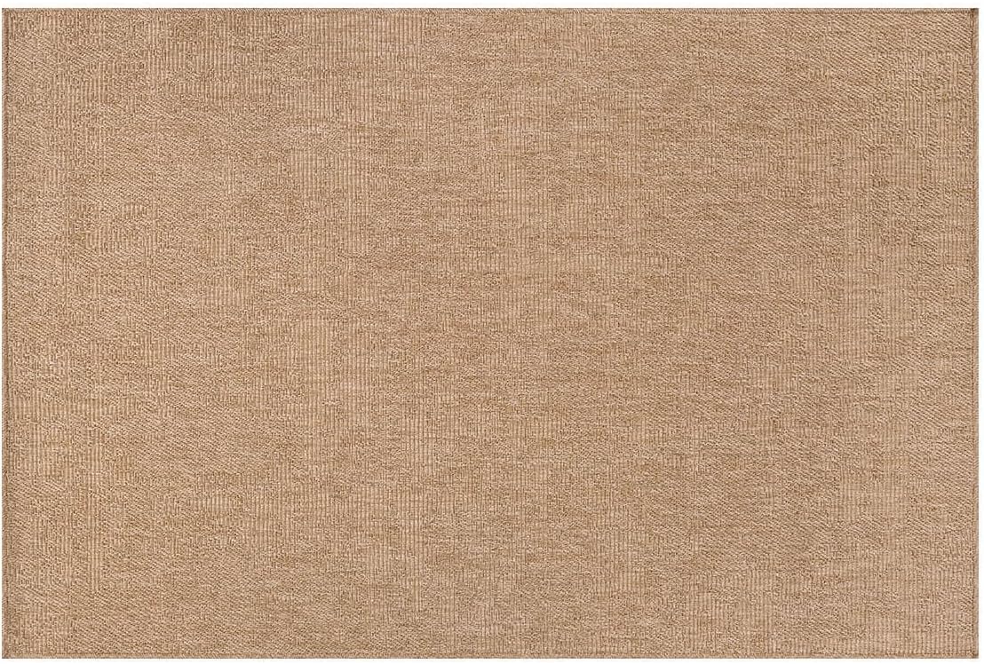 Washable Easy Jute Rug 2x3, Indoor Outdoor Doormat Natural Color Farmhouse Area Rugs for Living Room, Kitchen Rug High Traffic Area, Easy Clean Solid Boho Woven Design Outside Carpet (2 X 3 Natural)