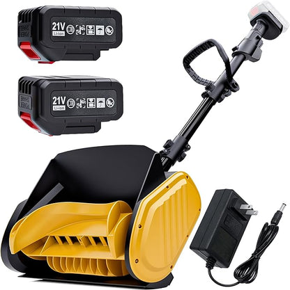 Cordless Snow Shovel, 21V 15-Inch Electric Snow Blower Shovel 4.0Ah Battery & Charger Included, 25FT Throw Distance, Lightweight Snow Thrower for Driveway, Steps, Patio, Sidewalk