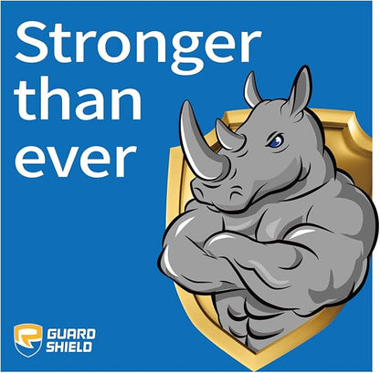 GUARD SHIELD Extreme Heavy Duty White Poly Tarp 8x10 Feet Cover Waterproof Tarps 20mil Thick UV and Tear Resistant Tarpaulin