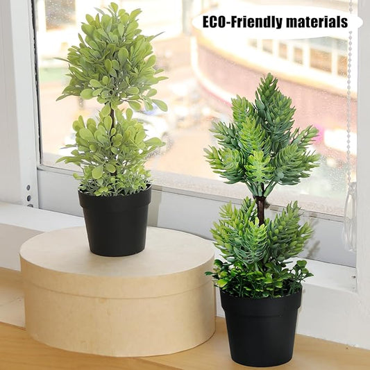 TOTOGA Fake Potted Plants Artificial Plants for Home Offices Decor