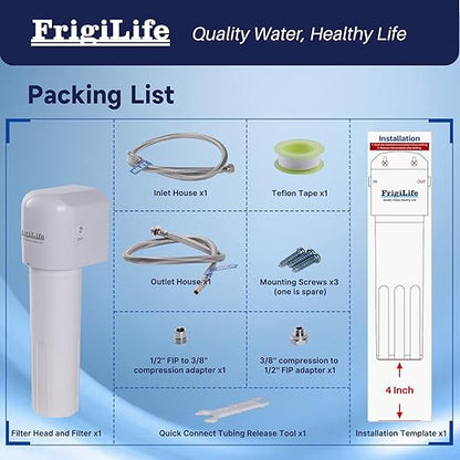Under Sink Water Filter System, 22K Gallons Ultra High Capacity, Under Counter Direct Connect Kitchen Drinking Faucet, Removes Lead, Chlorine, Bad Taste & Odor NSF/ANSI 42 Certified USA Tech