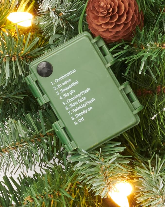 3ft Pre-Lit Artificial Christmas Tree with 70 LED Lights Mini Xmas Trees, Cement Burlap Base Basin, for Home Tabletop, Green