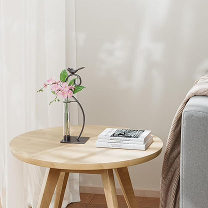 Marbrasse Plant Propagation Station, Plant Terrarium with Tubes Glass Vase, Desktop Glass Planter for Hydroponic, Plant Lover Gifts for Women Home Kitchen Office Garden Decor Terrarium Supplies