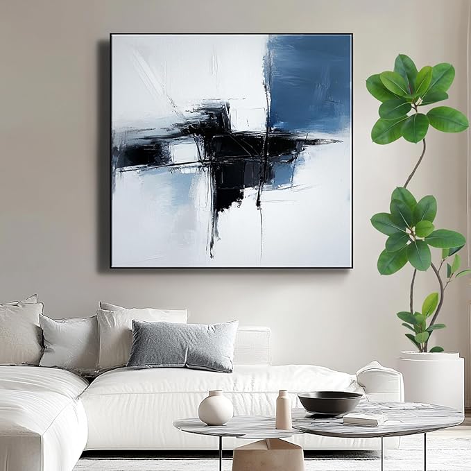 Artificial Rubber Tree Plant, 6ft Tall, Black with Round Planter, All Season Home Decor (Green,6ft)