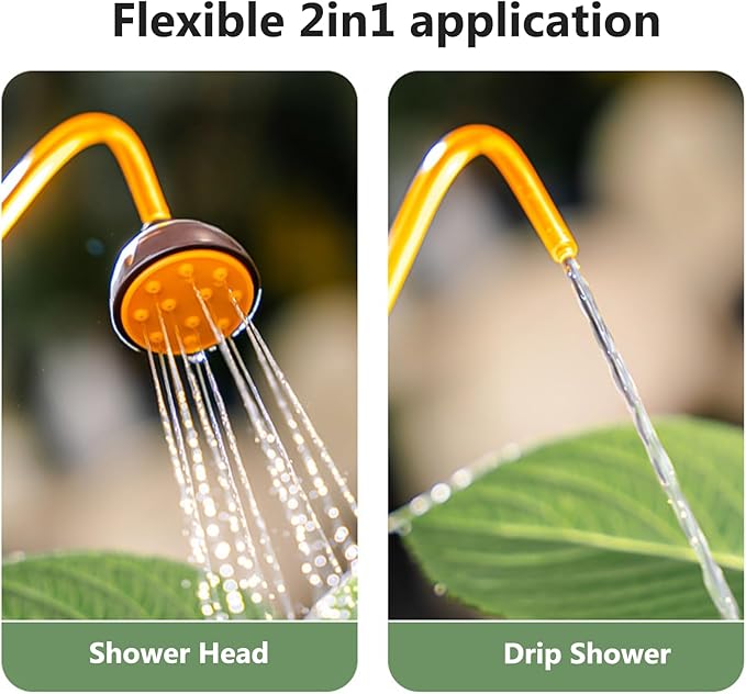 Watering Can for Seedlings, Small Watering Can for House Plant Garden Flower 0.45L (Purple)