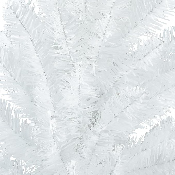 3FT Small Christmas Tree, Artificial Tabletop Mini Christmas Tree, Easy Assembly, Not Pre-lit, Ideal for Home, Office, and Xmas Home Party Decoration, White