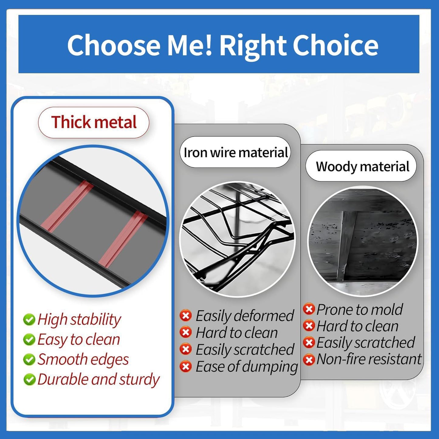 Garage Shelving 3000LBS Metal Storage Shelves 5-Tier Adjustable Shelving Units Garage Storage Shelves Heavy Duty for Industrial, Warehouse, Basement, Commercial, Black