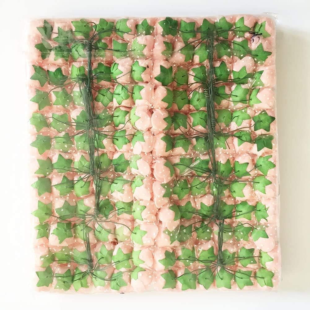 144pcs Mini Fake Rose Flower Heads Artificial Roses Flowers Real Looking Artificial Foam Roses Decoration DIY for Wedding Bouquets Centerpieces,Arrangements Party Home Decorations (Blush Pink)