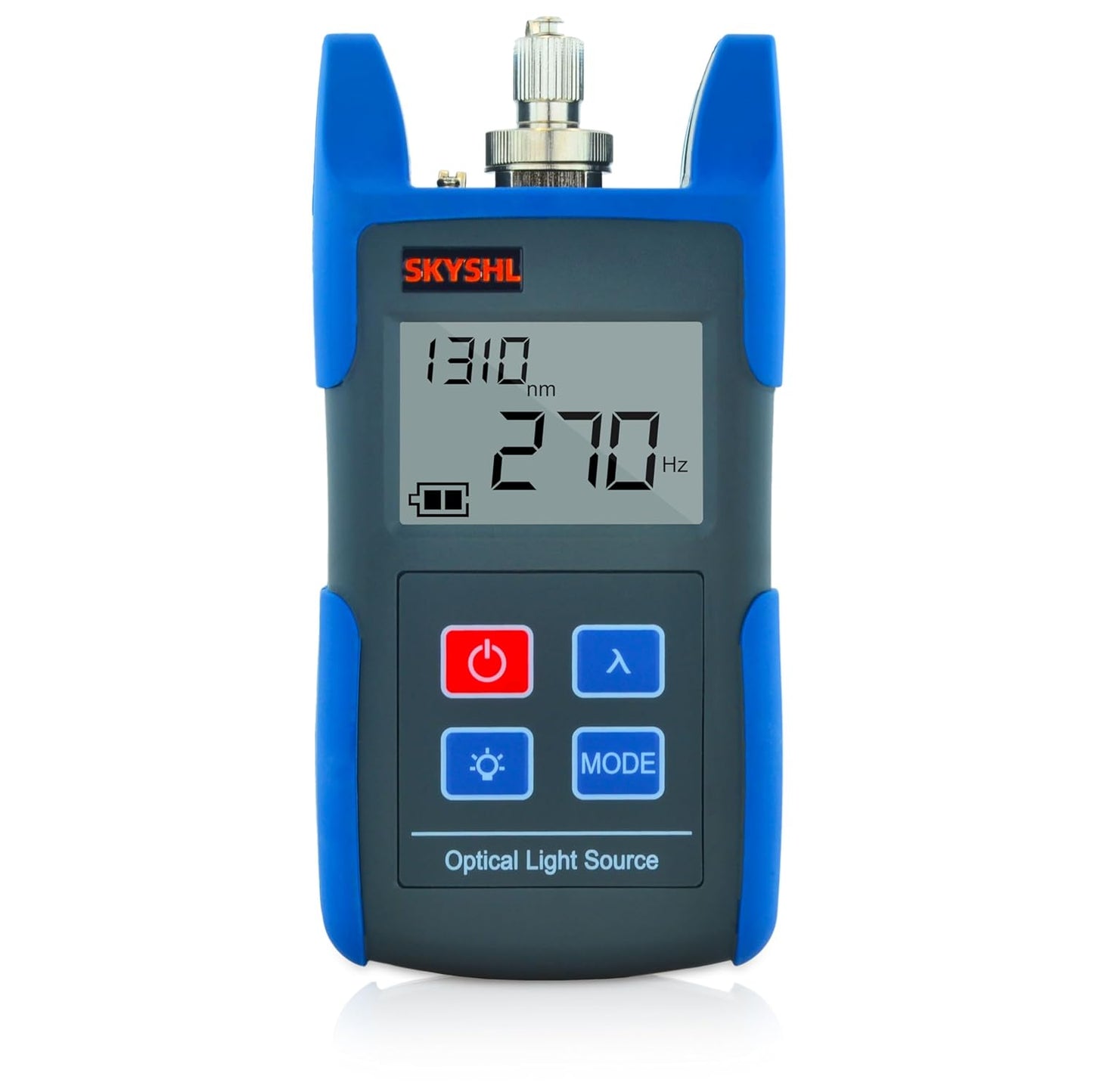 1310nm 1550nm SM Optical Fiber Light Source Tester with SC FC ST LC UPC Adapter (SS103S-11)