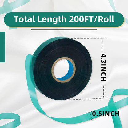 Plant Tape 10 Pack, Garden Tape and Plant Ties for Outdoor Plants, 200FT Length, 1/2 Inch Width, 150um Thickness, for Tomato Grape Vine Grafting, Vegetables Garden Use