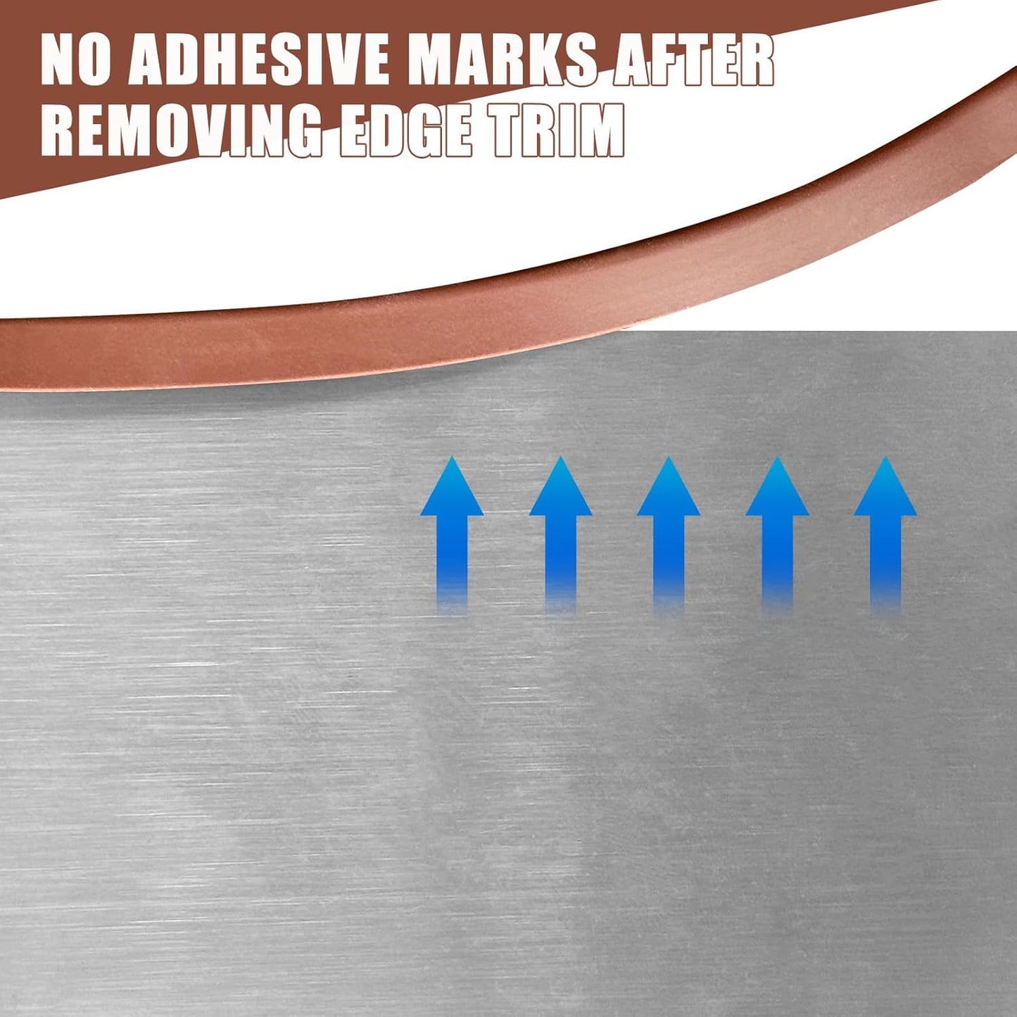 Rubber Edge Trim, Flexible Edge Trim for Sharp Edge, 1/8" U Channel Edge Protector, Self Adhesive Edge Guards for Plywood and Glass Parts, 20Ft, Brown Color