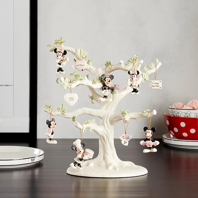 Lenox 895918 Disney Romantic Moments 10-Piece Mini Ornament Set