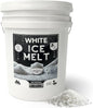 Peach Country White Ice Melt Pet Friendlier Eco-Friendly De-Icer, Fast-Acting Granules for Driveways, Walkways & Entryways, 20 lb Pail