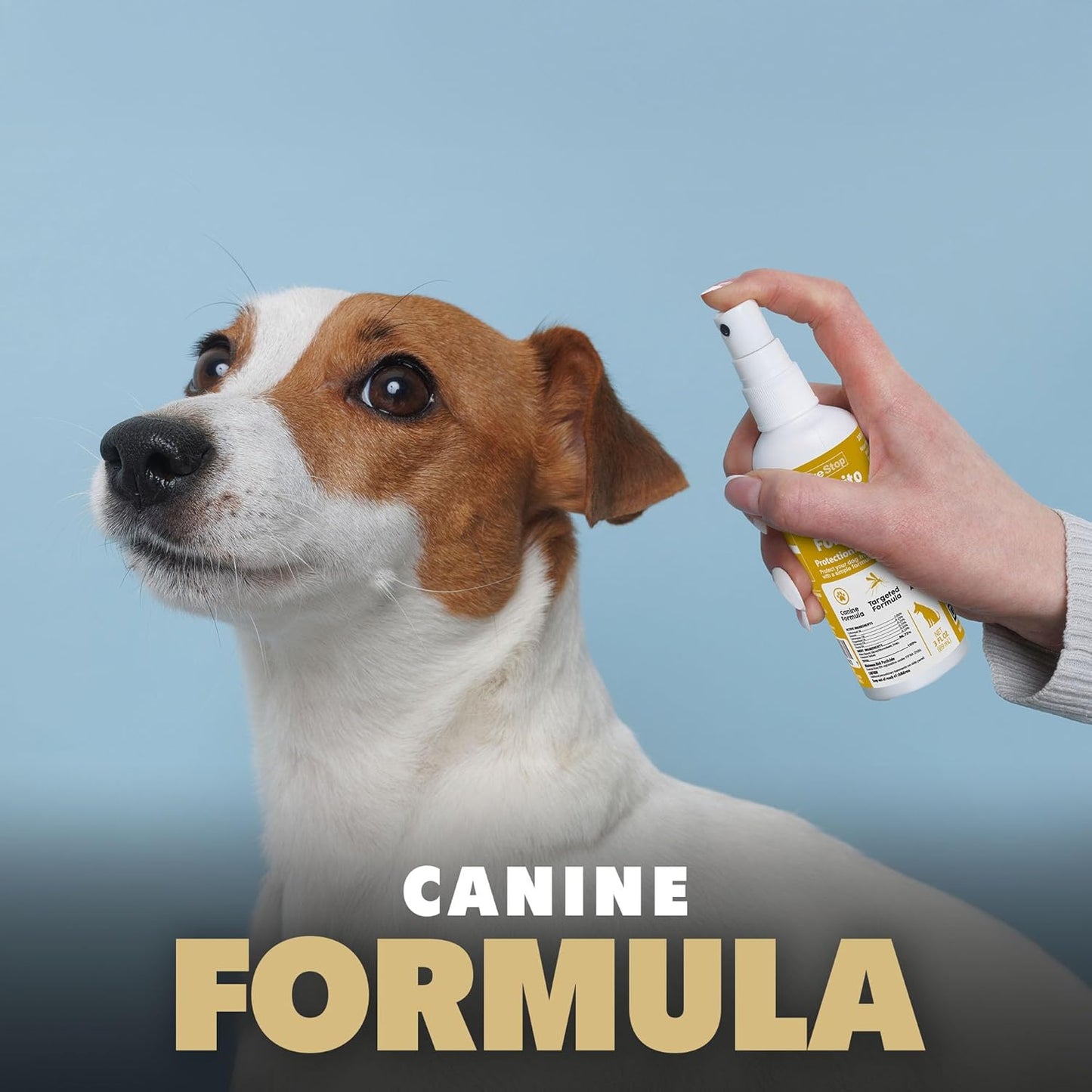 Mosquito Repellent Spray for Dogs, DEET-Free Travel-Size Bug Spray for Outdoor Protection, 3 oz